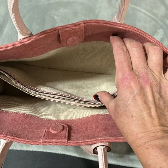 Michael Kors Scarlett Medium Denim Satchel Bag - Picture 14 of 16